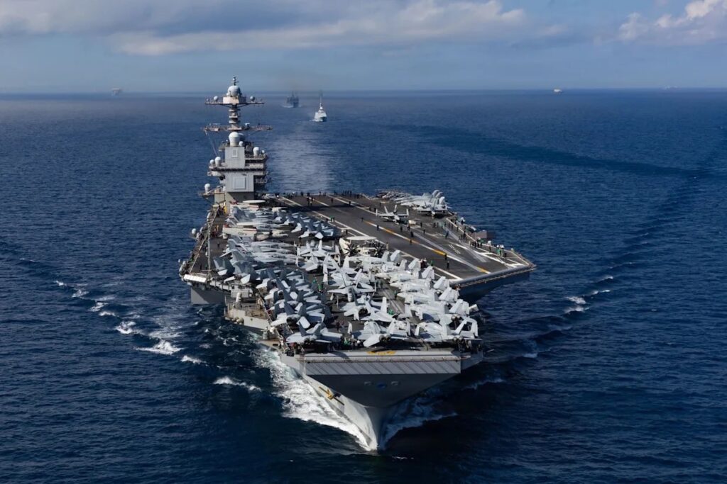 Llega al Caribe el USS Gerald R. Ford, el portaaviones más grande y avanzado del mundo