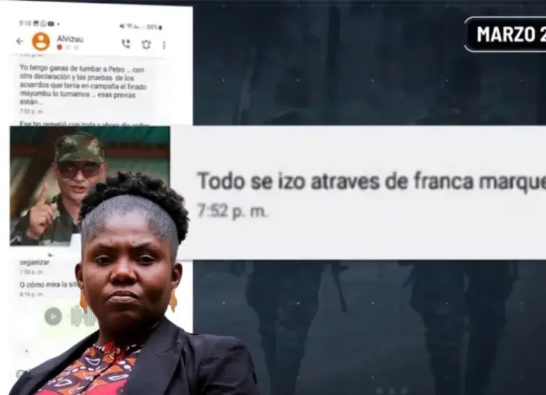 Este fue el supuesto chat que involucra a Francia Márquez con disidencias FARC
