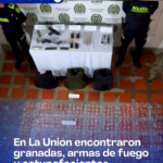 En La Unión encontraron granadas, armas de fuego y estupefacientes
