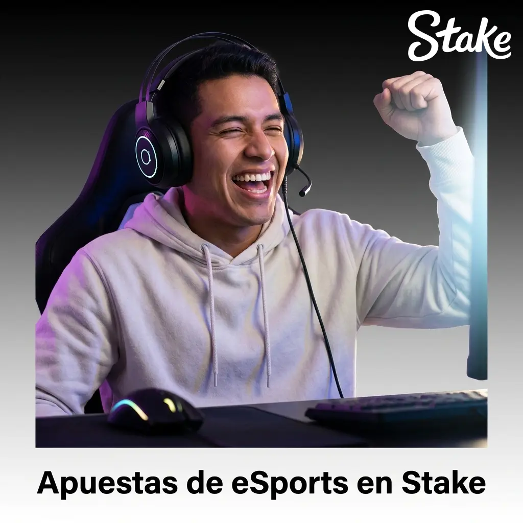 Apuestas de eSports en Stake con torneos y cuotas para videojuegos competitivos