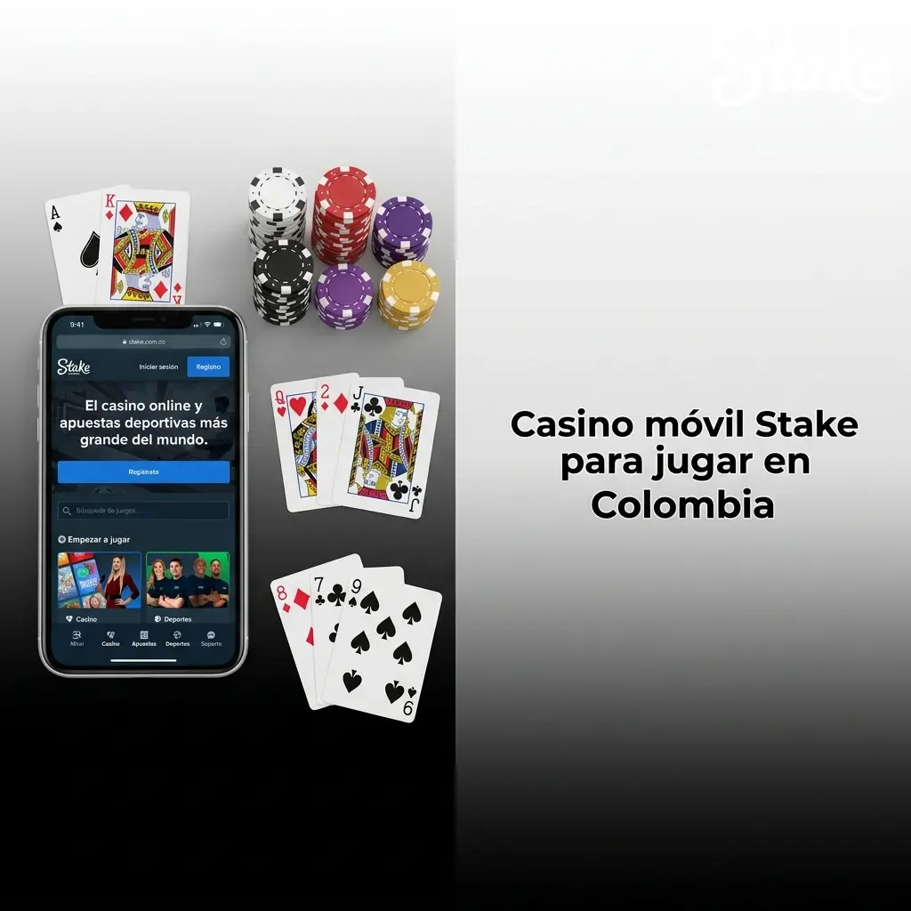 Casino móvil Stake en Colombia con juegos de apuestas en línea desde el celular