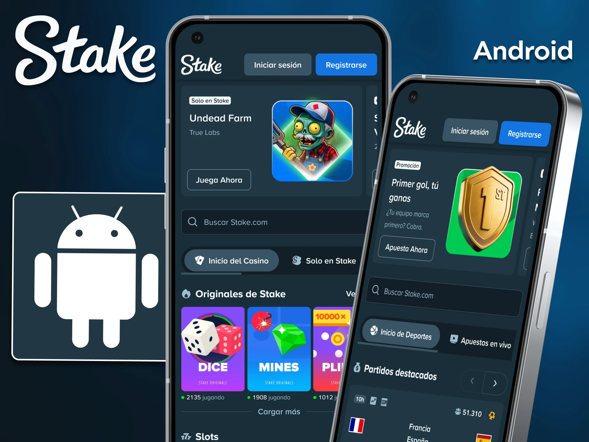 Descarga el archivo de instalación seguro y configura tu aplicación Stake en Android.