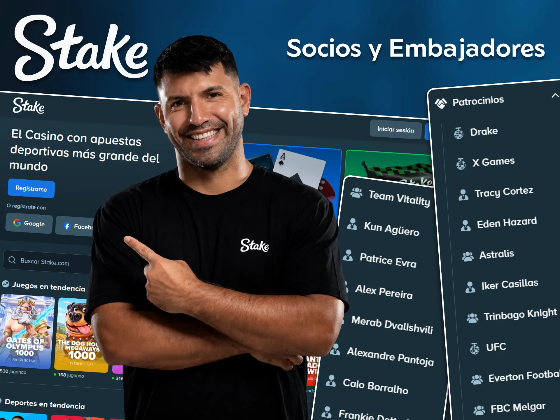 Conoce a las personas detrás de la marca leyendo sobre los socios y embajadores de Stake en Colombia.